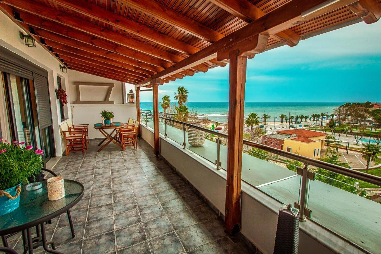Nea Kallikrateia Aqua Mare Sea Side Rooms מראה חיצוני תמונה